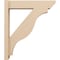 Ekena Millwork 6-in W x 26-in D x 30-in H Funston Slat Rough Cedar Woodgrain TimberThane Outlooker, Primed Tan OUTUR060X26X30FST24RCPR - alternate 2